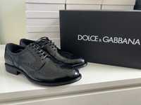 Dolce&Gabbana markowe męskie buty lakierowane Nowe 44