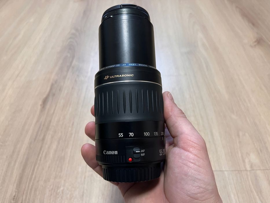 Об’єктив Canon EF 55-200mm USM | 4.5-5.6 | Телезум | AF