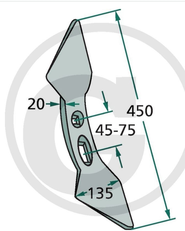 Redlica dwusercowa błyszcząca RS300/45-75 Granit Germany