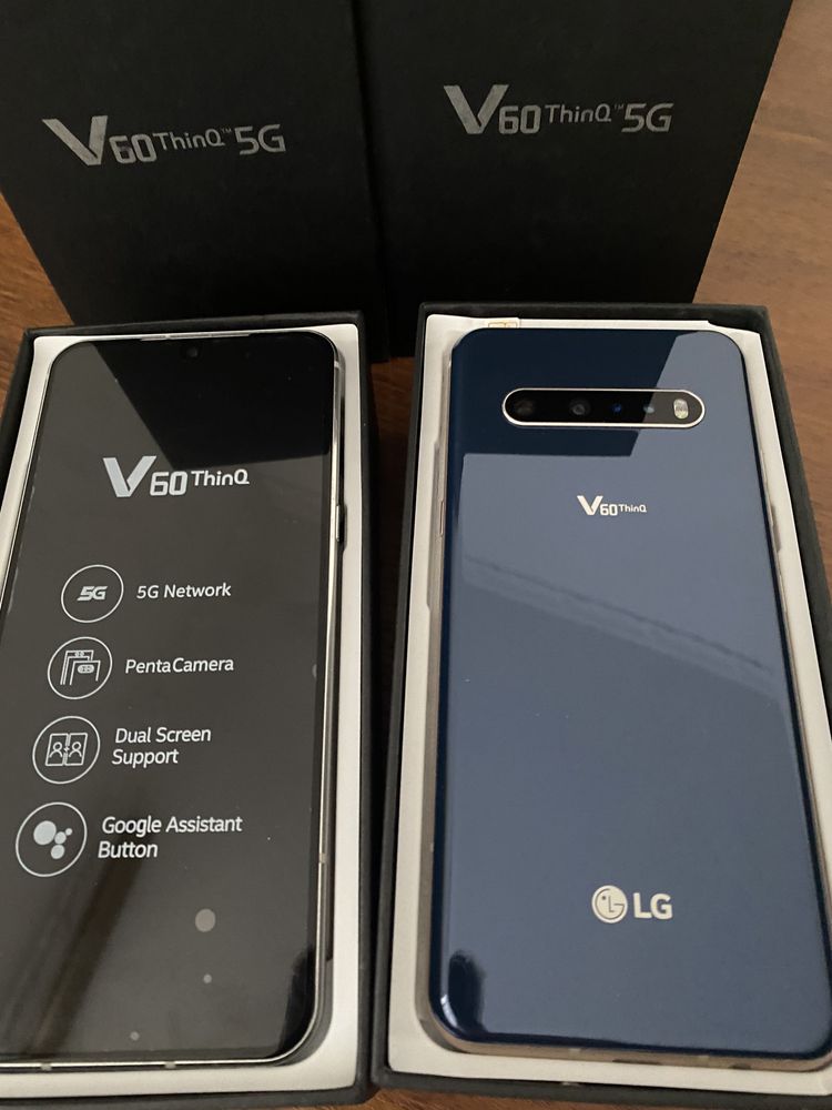 Смартфон LG V60 ThinQ  8/128 ГБ Neverlock В подарок стекло і чехол!