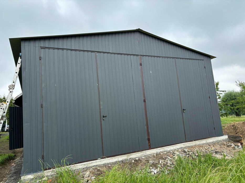 Duży Garaż Blaszany|WIATA - HALA - Schowek|Magazyn Rolniczy – ROMSTAL*