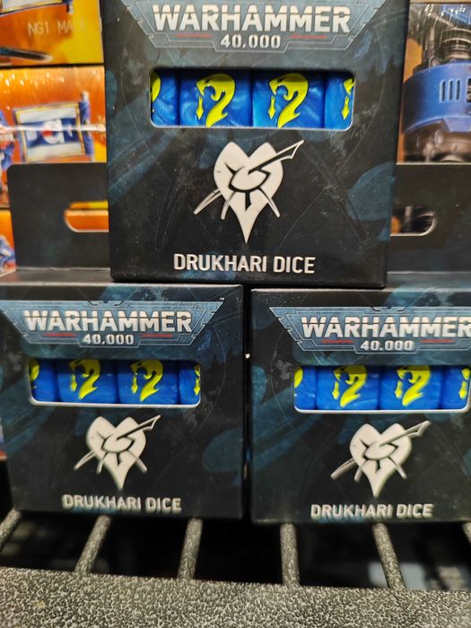 Warhammer 40000 - Drukhari Dice - kostki