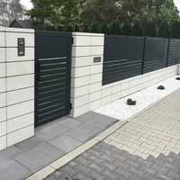 Białe bloczki ogrodzeniowe betonowe - Bloczek betonowy Royal 50x20x20