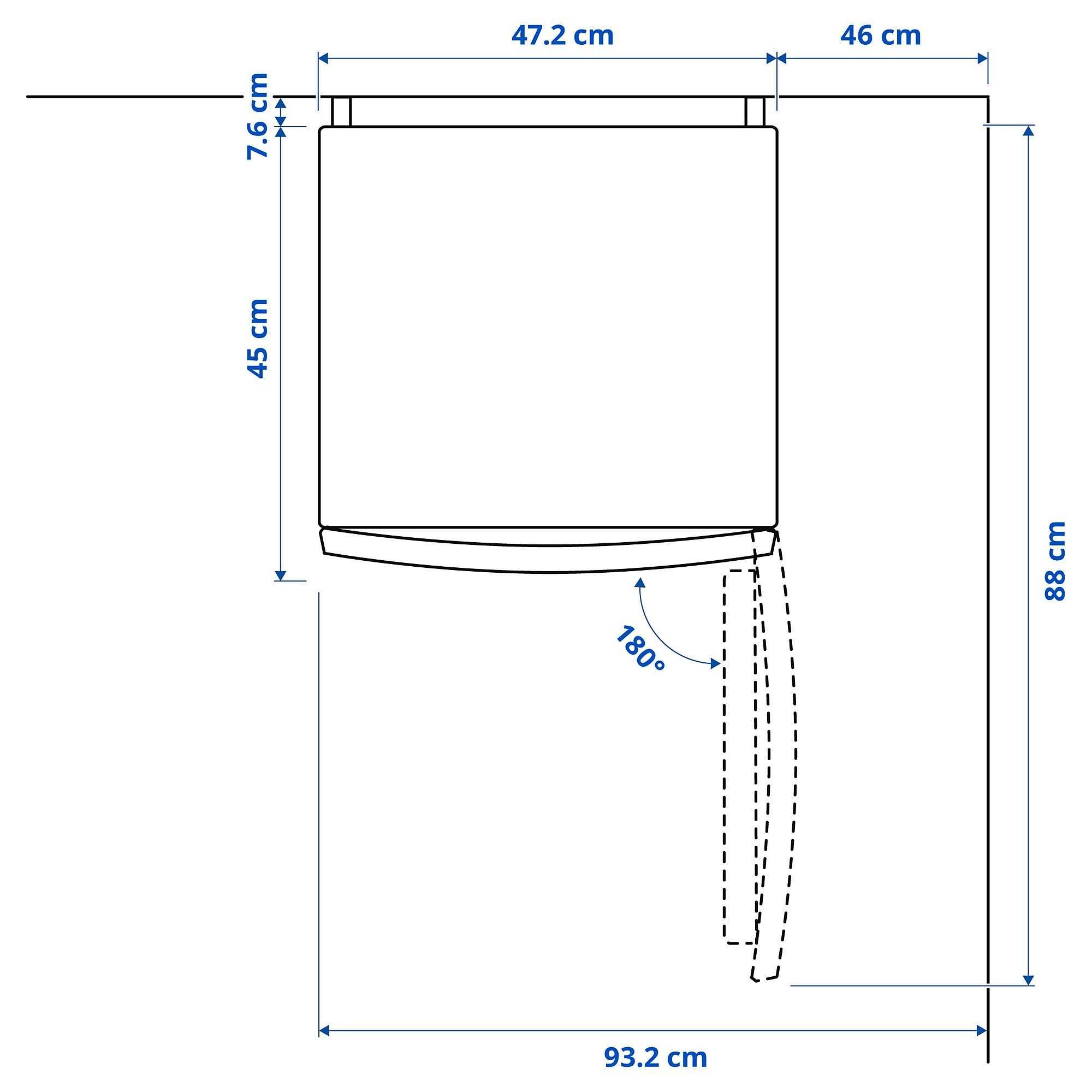 Холодильник Ikea Tillerda 104.969.53