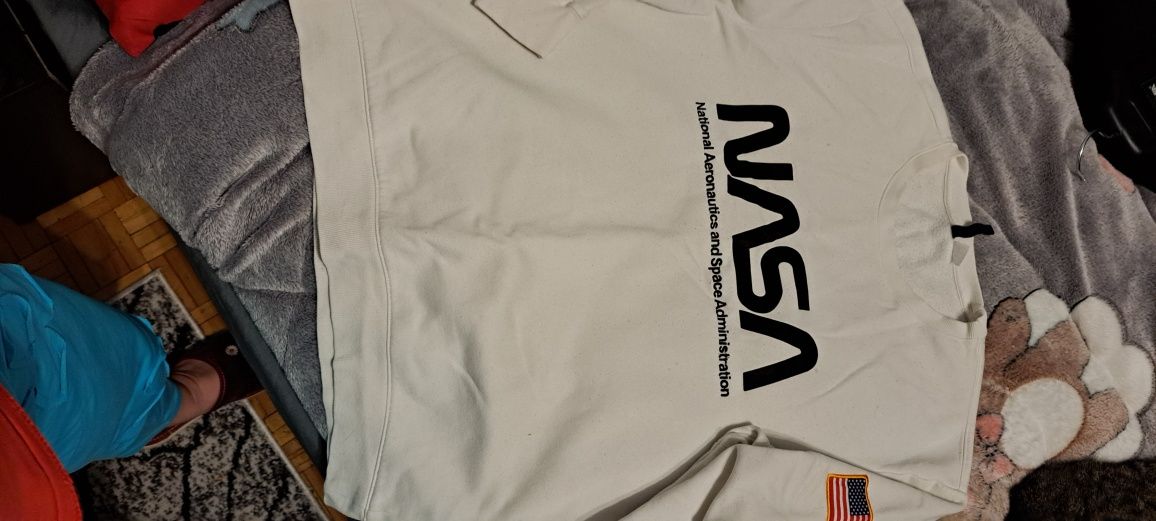 Bluza biala damsko męska.