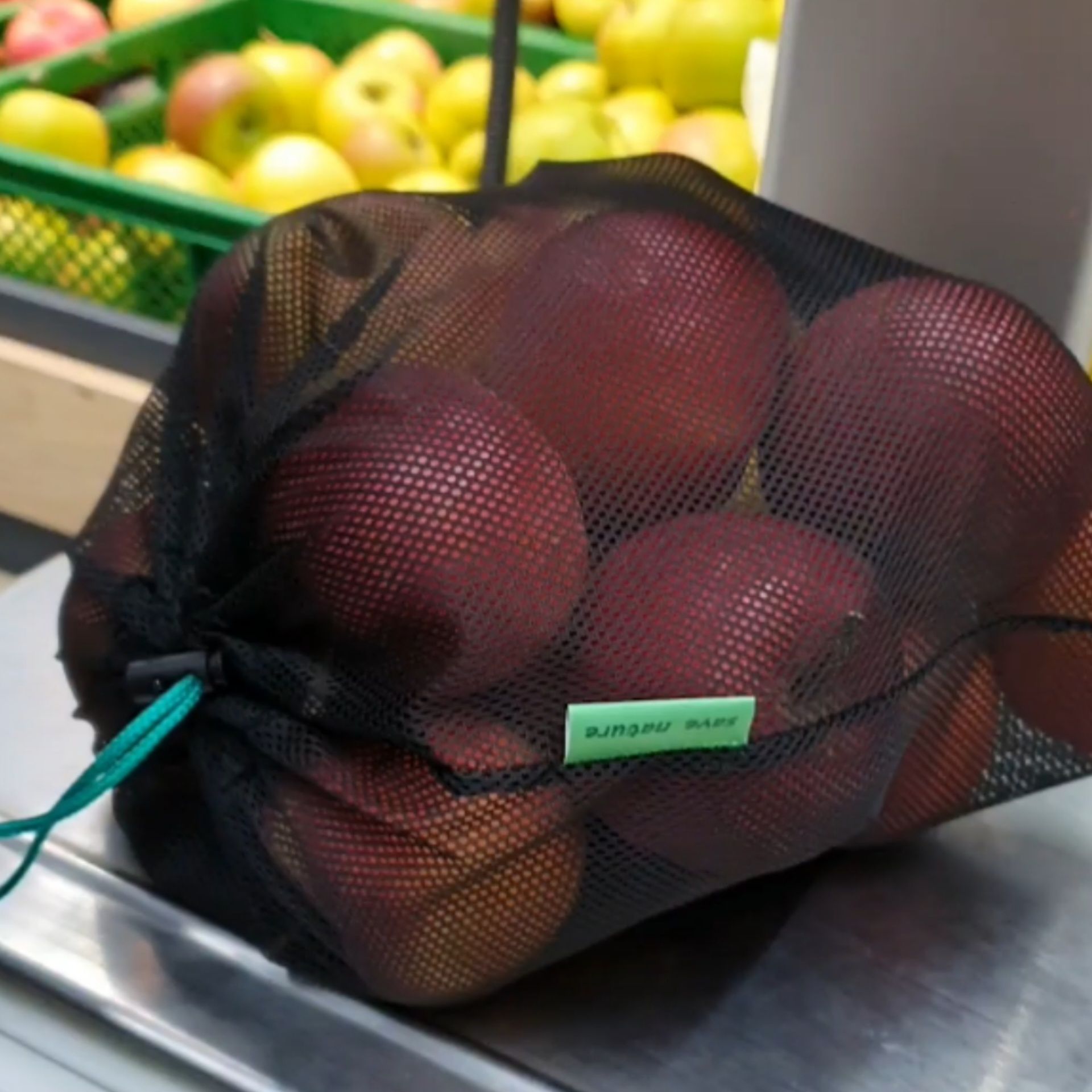 Мешочки для овощей фруктов с фиксаторами экомешочки торбинки мішечки