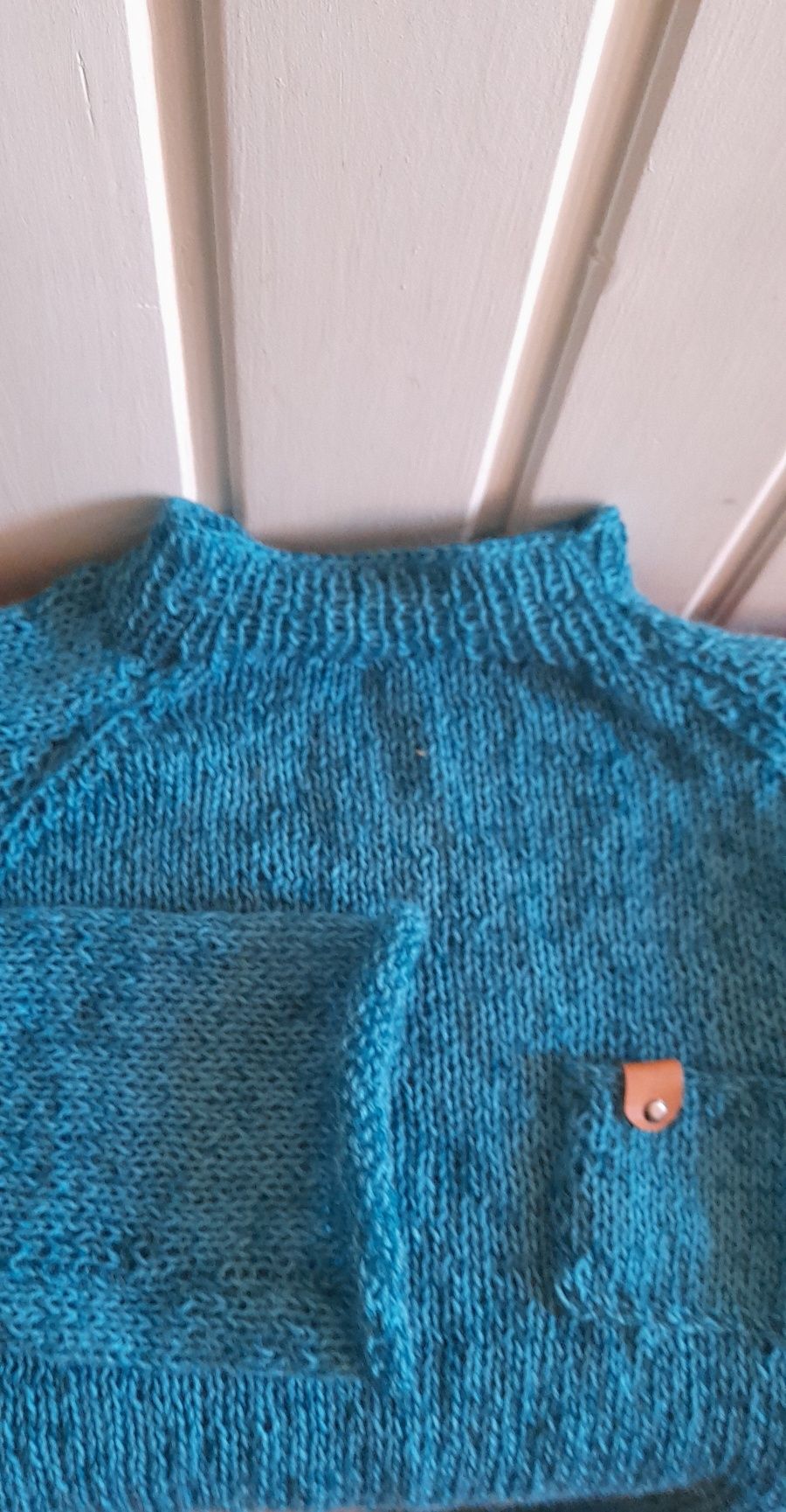 Sweter wełna Angora. Handmade.