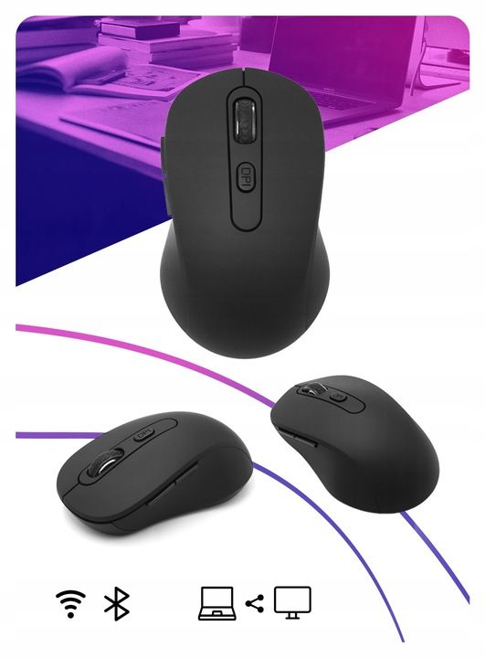 Mysz Bezprzewodowa Myszka Bluetooth Bt Do Telewizora Tv Tabletu Androi