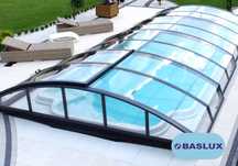 Basen ogrodowy wkopywany 6,50x3,00x1,5 komplet z zadaszeniem PRODUCENT
