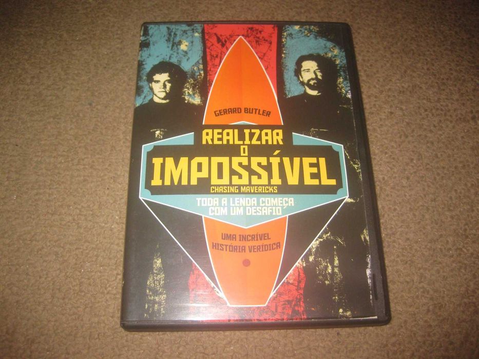 DVD "Realizar o Impossível" com Gerard Butler/Raro!