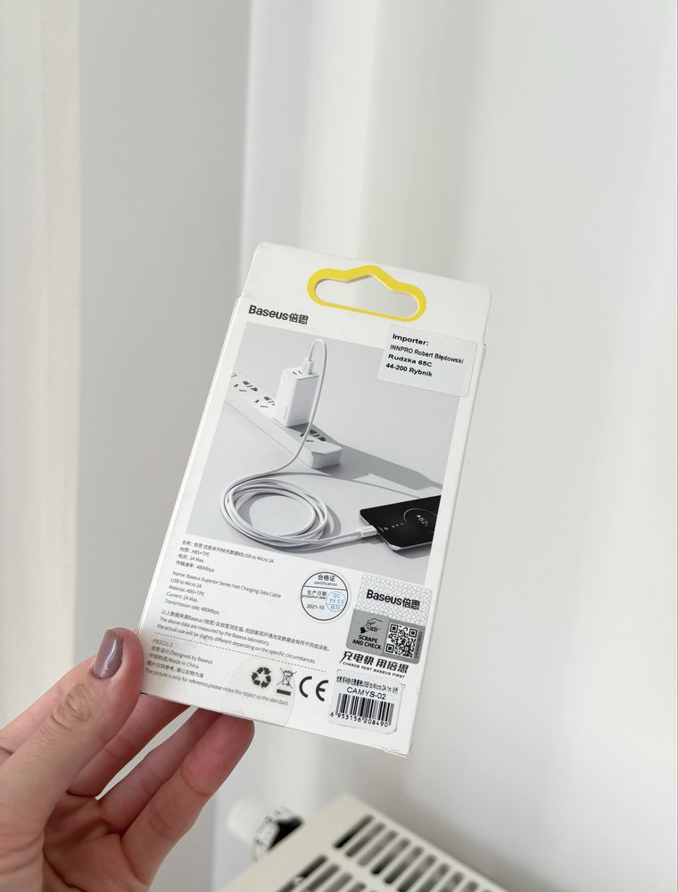 Nowy przewód Micro USB Baseus Superior kabel przewód USB