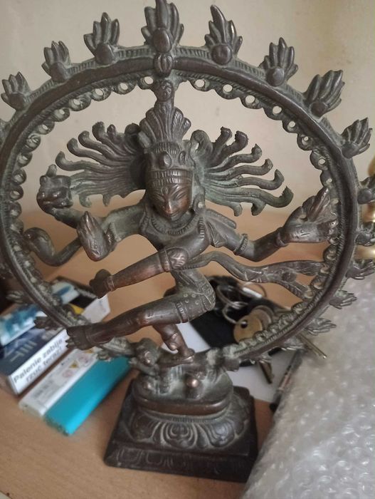 Rzeźba sivy brąz 19 wiek