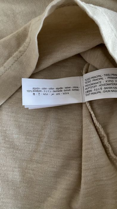 Оверсайз футболка Zara з ефектом випраної тканини