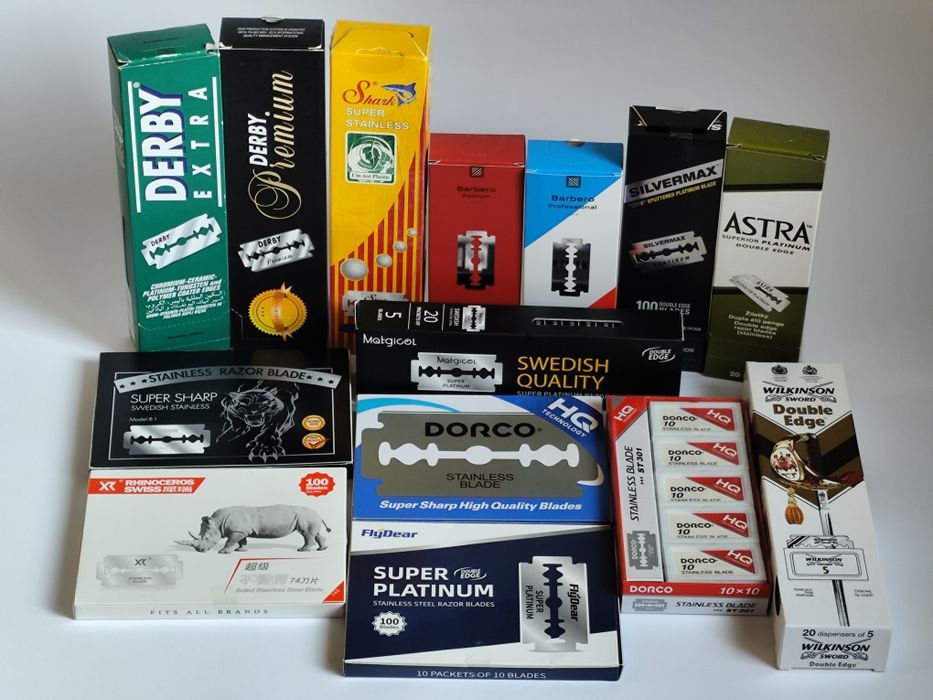 Лезвие для бритвы поштучно, Gillette, Derby, Dorco, Tatra...