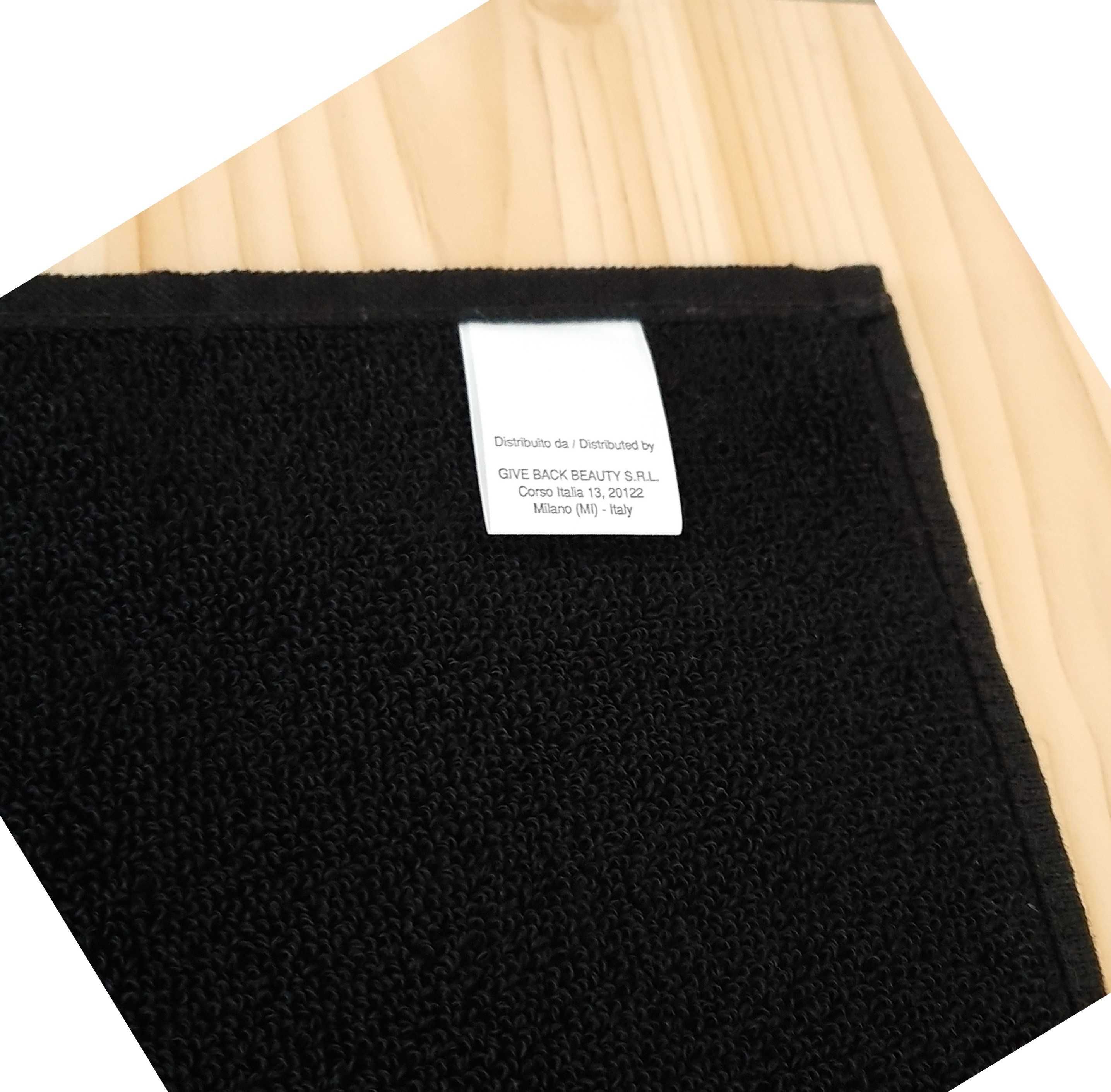 Ręcznik ICEBERG gym towel czarny na siłownię