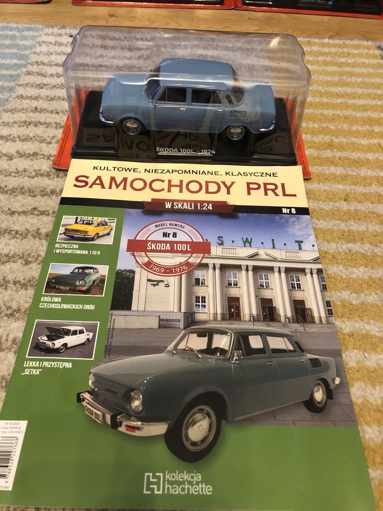 Samochody Prl 1:24 kolekcja hachette Skoda 100L nr8