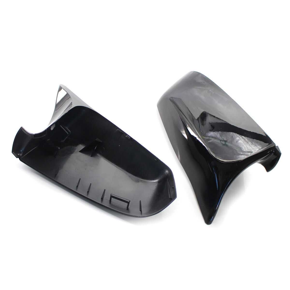 Capas retrovisor Preto Brilhante BMW E60 E61 F01 F02 F06 F10 F11 Etc.