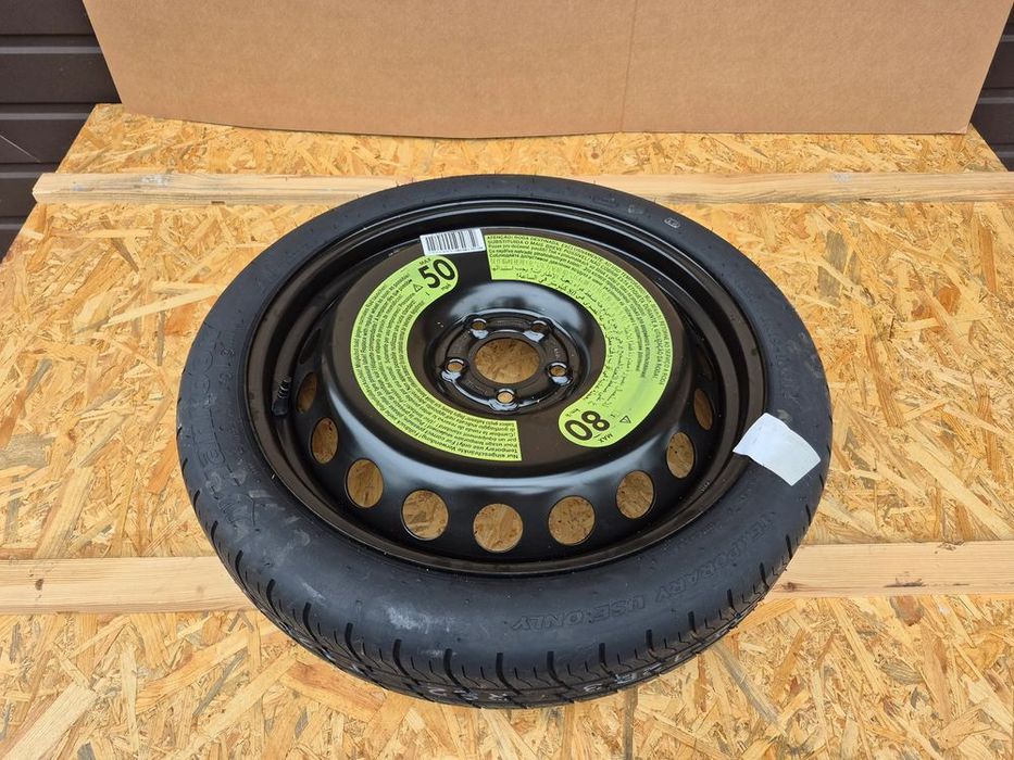 audi a5 8t 8f koło zapasowe 125/70/r19 8k0601027f