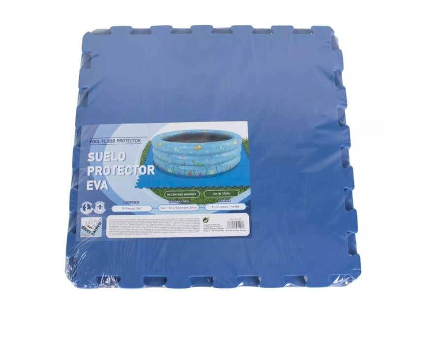 Piso para piscinas - 72 peças puzzle