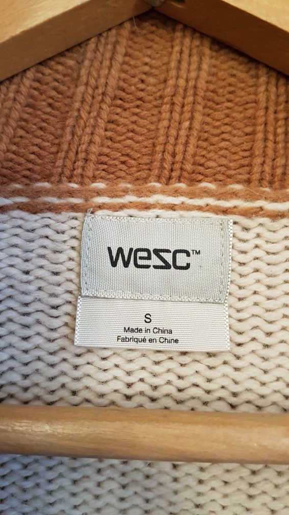 Wesc sweter wełna S