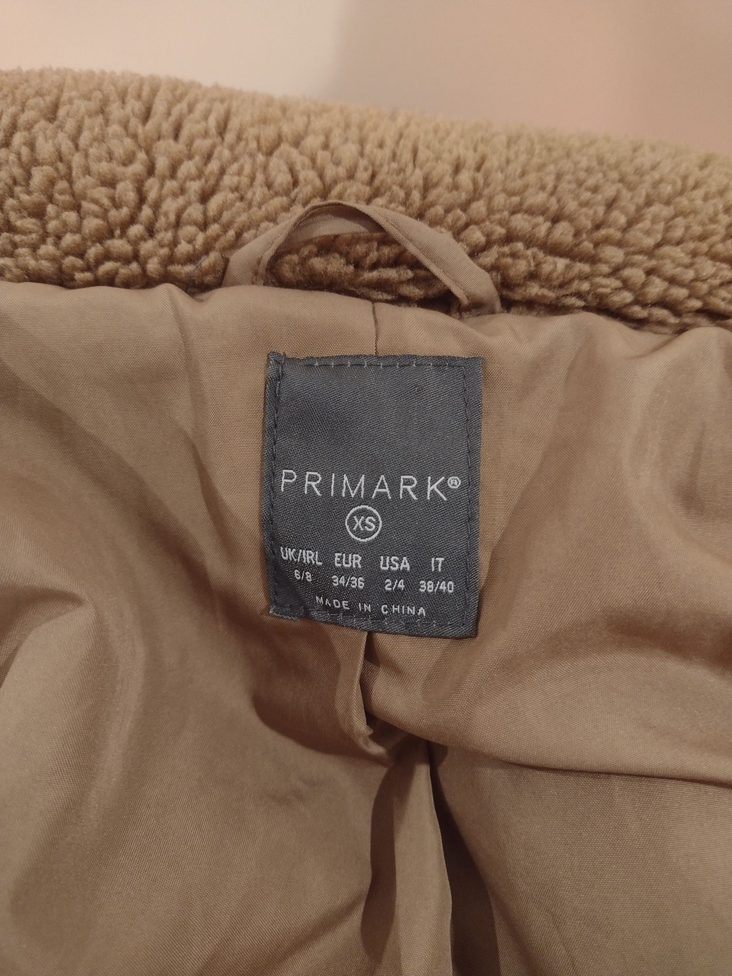 Ciepła bomberka damska miś r XS Primark
