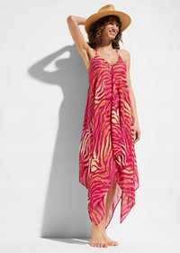 B.P.C Długa asymetryczna sukienka plażowa ^38