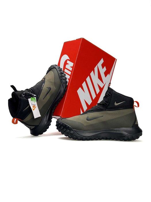Кросівки Nike ACG Mountain Fly High Khaki Black (Найк Асг Гор-Текс)