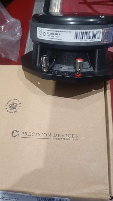 2 altifalantes Precision Devices 6.5” polegadas novos