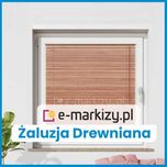 Żaluzja Drewniana 25mm (88x141cm) – PROMOCYJNA CENA - OUTLET