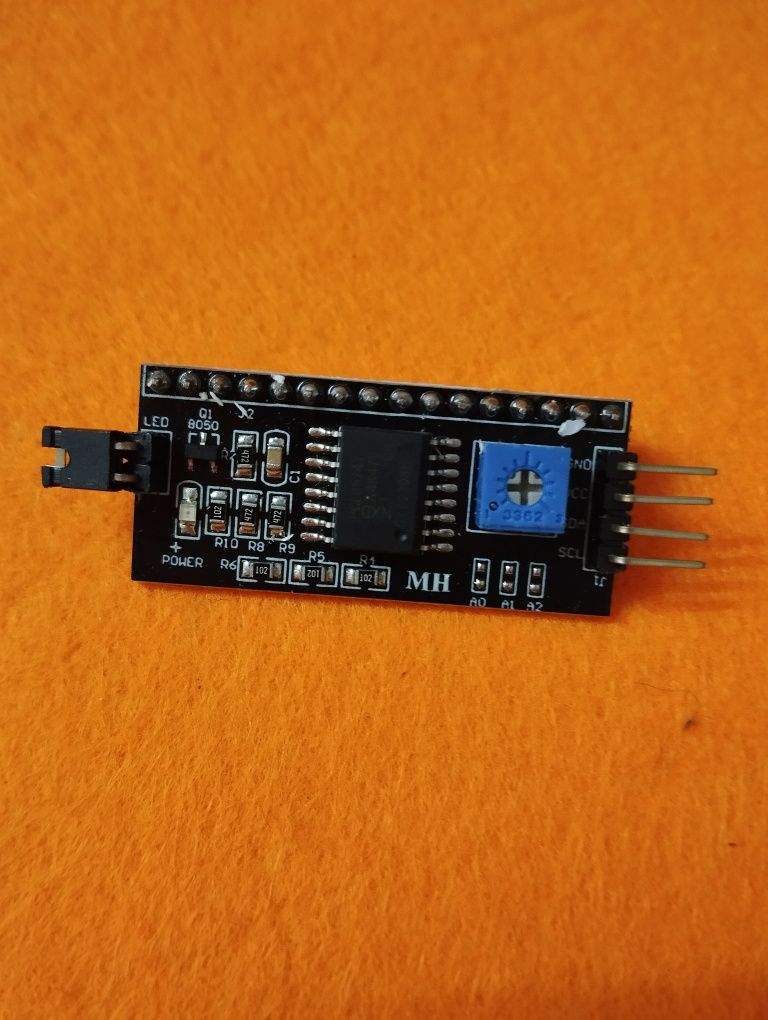 Conversor adaptador I2C para lcd