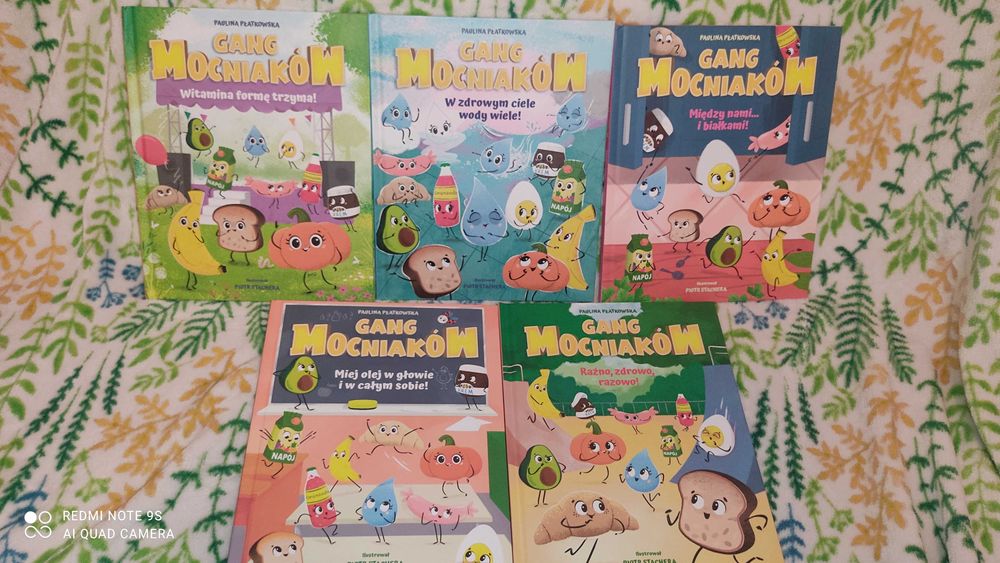 Zestaw książeczek"gang mocniaków"