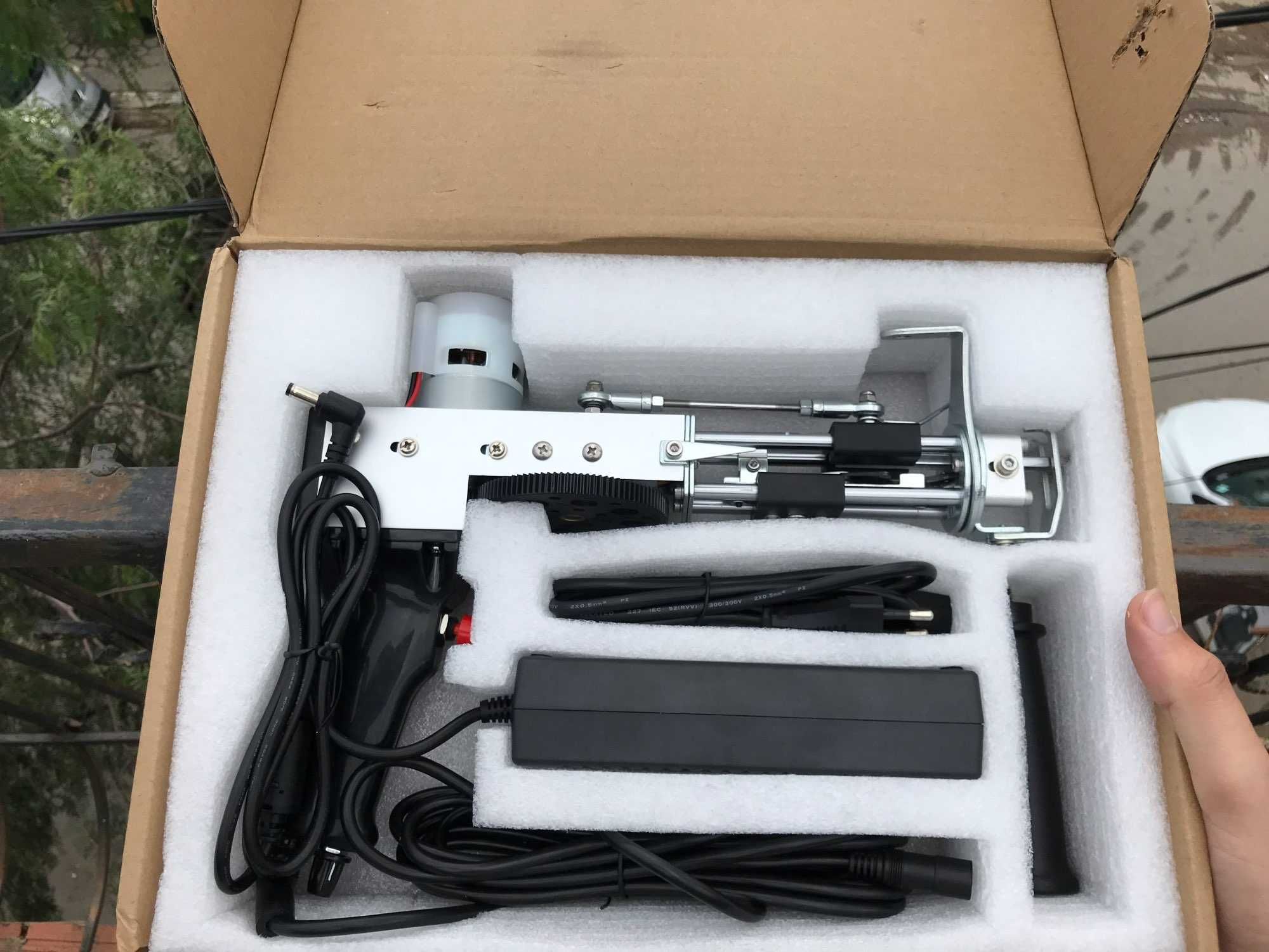 PISTOLET Urządzenie Do Tkania Dywanów Elektryczny ZESTAW + GRATIS