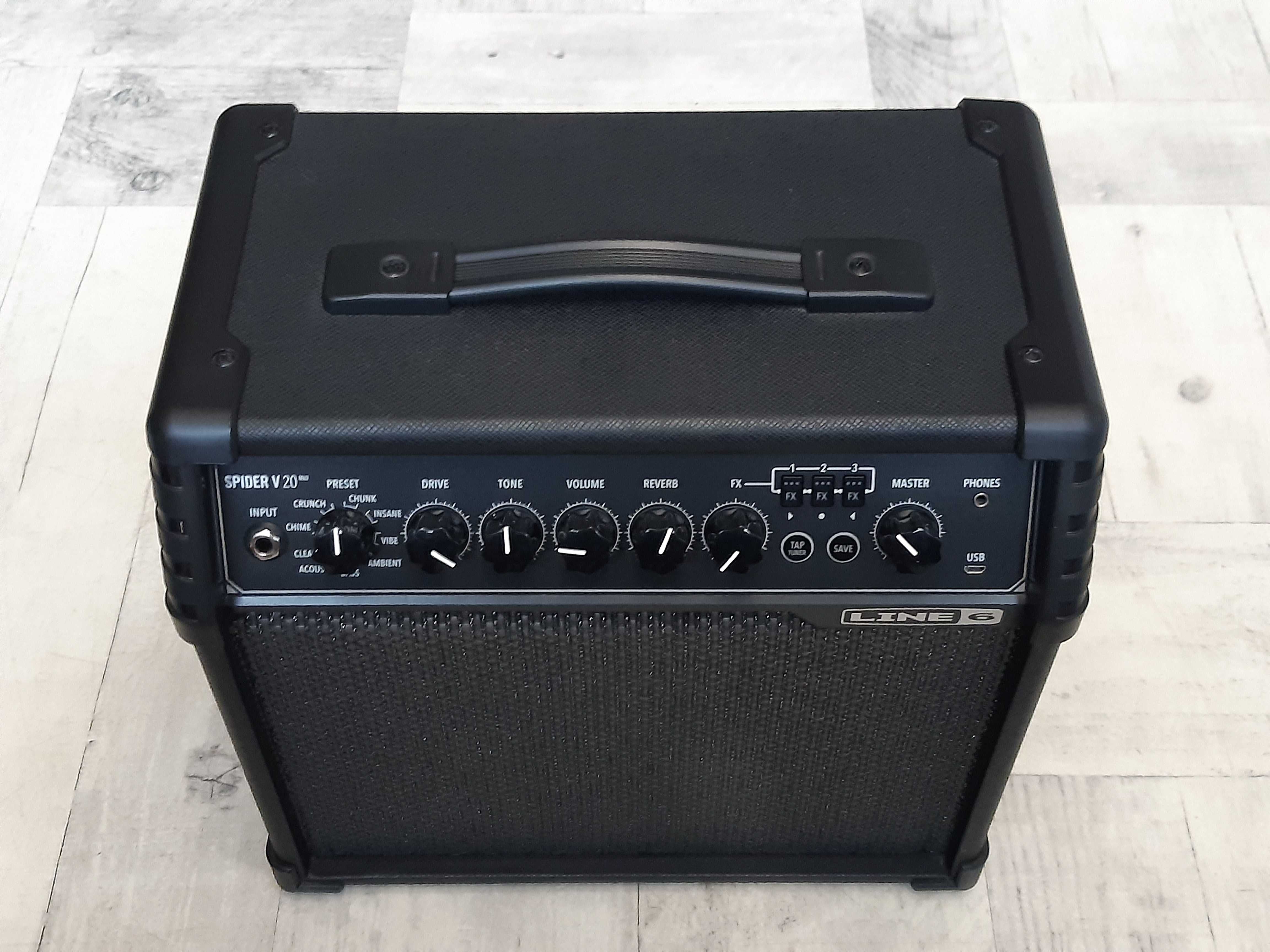 Wzmacniacz gitarowy LINE 6 SPIDER V 20 - combo-efekty - wysyłka Gratis