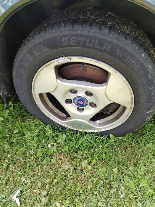 Alufelgi z oponami saab 195/60/15 zimowe