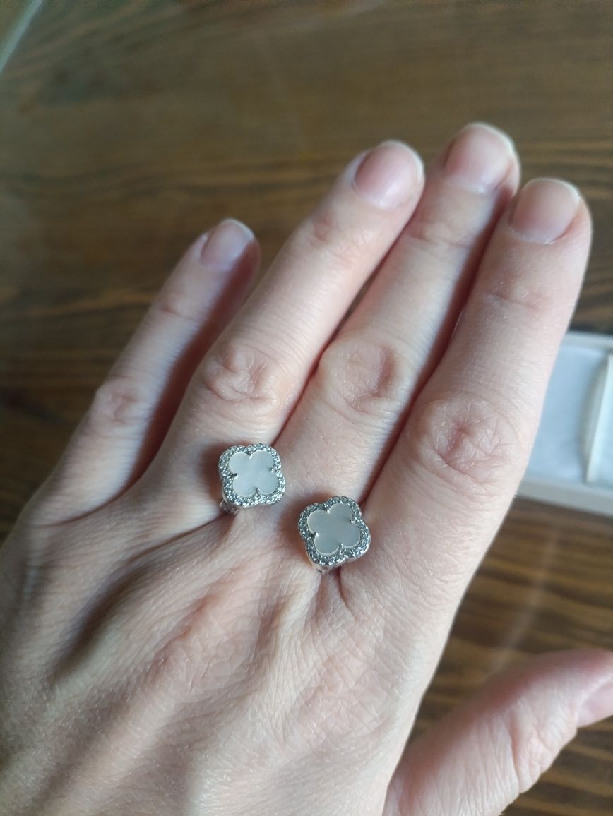 Браслет серьги Ван Клиф Van Cleef