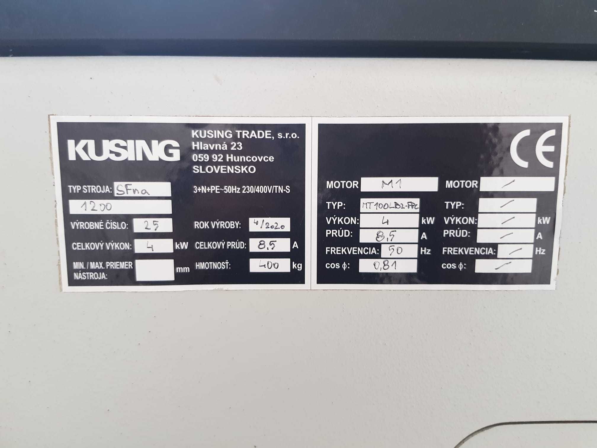 Frezarka KUSING SFNA 1200 z posuwem 6/25