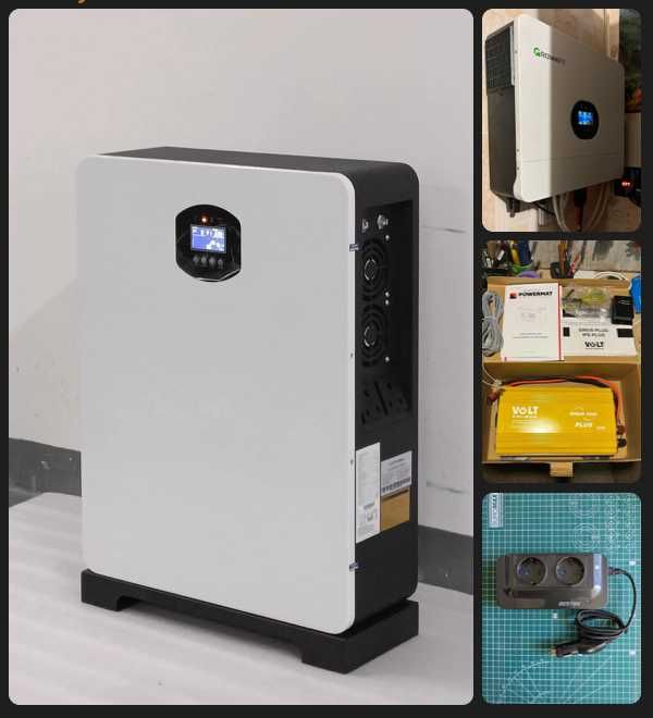 Інвертор 12/220 Volt Polska Sinus Plus 3000 + Bestek + Growatt