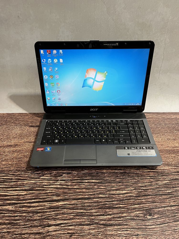 Ноутбук Acer 5541,ОЗУ-4gb,hdd-250gb,Школа,Работа,YouTube