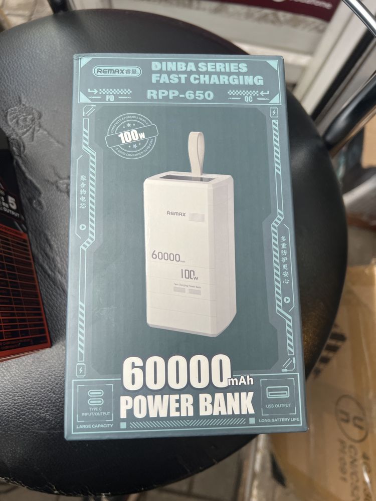 Ремах RPP 650 100 ват Power Bank до ноутбука