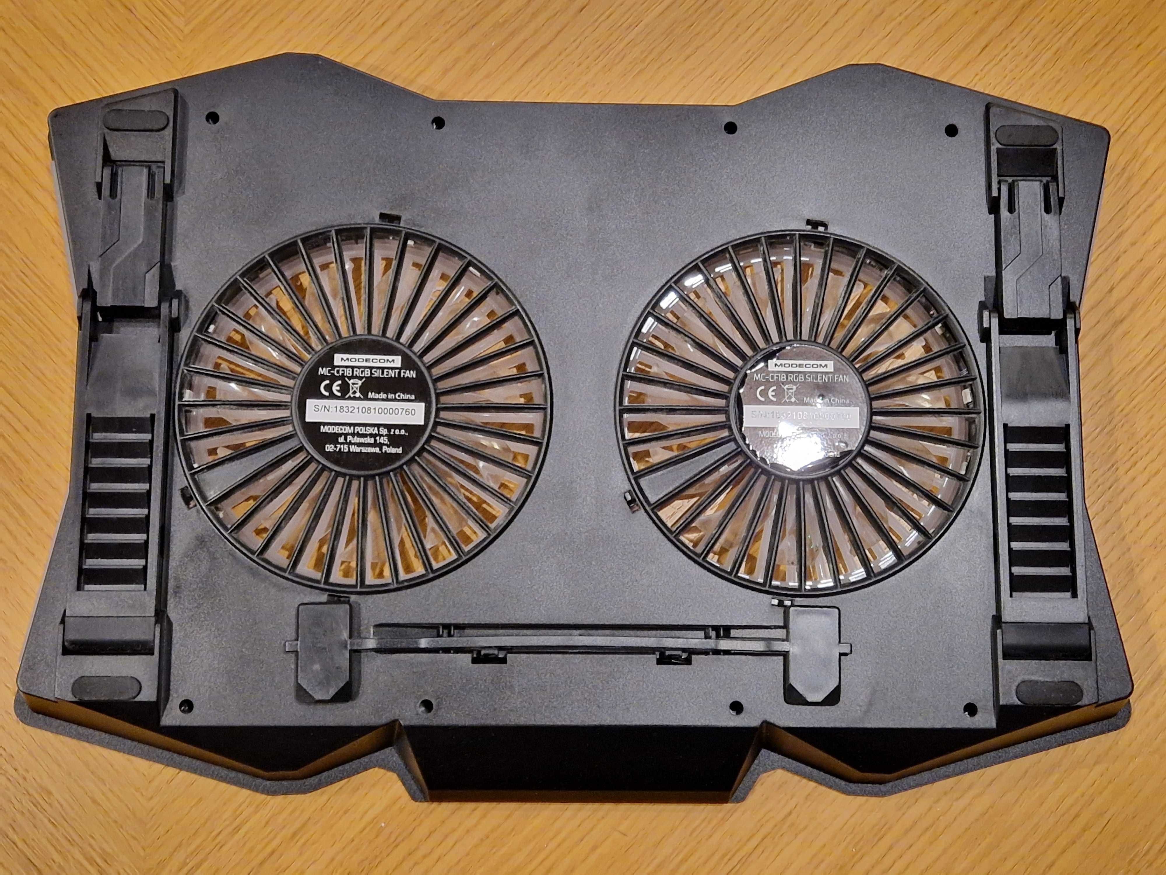Podkładka chłodząca pod laptop Modecom MC-CF18 RGB SILENT FAN