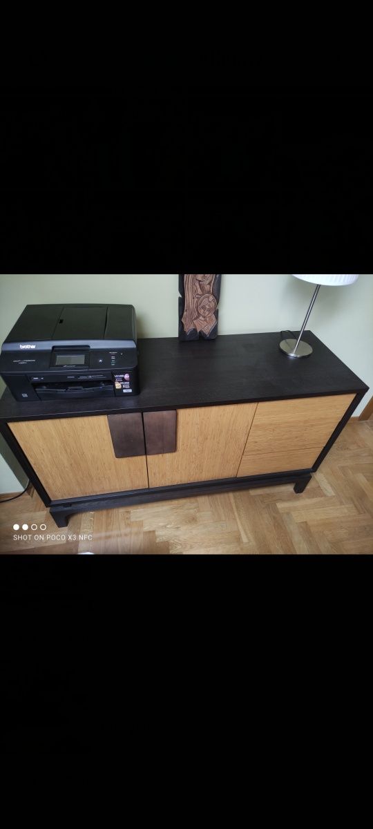 Komoda biurko meble Vox, seria Kokeshi, z nadstawką