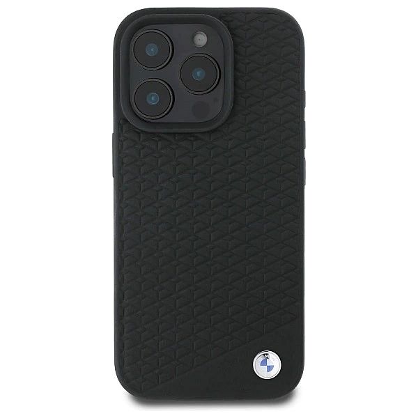 BMW BMHMP16L23RDDK iPhone 16 Pro 6.3" czarny/black hardcase Sign Leath