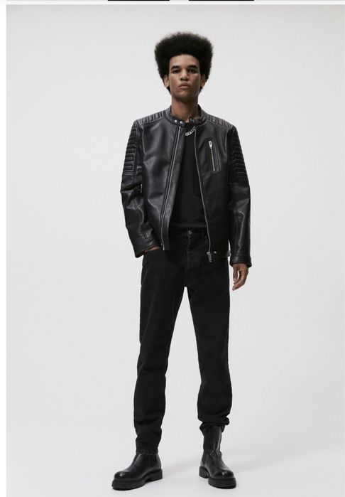 Куртка еко шкіра зара Zara косуха