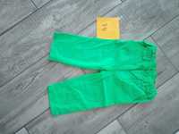 Zielone spodnie rozm 74