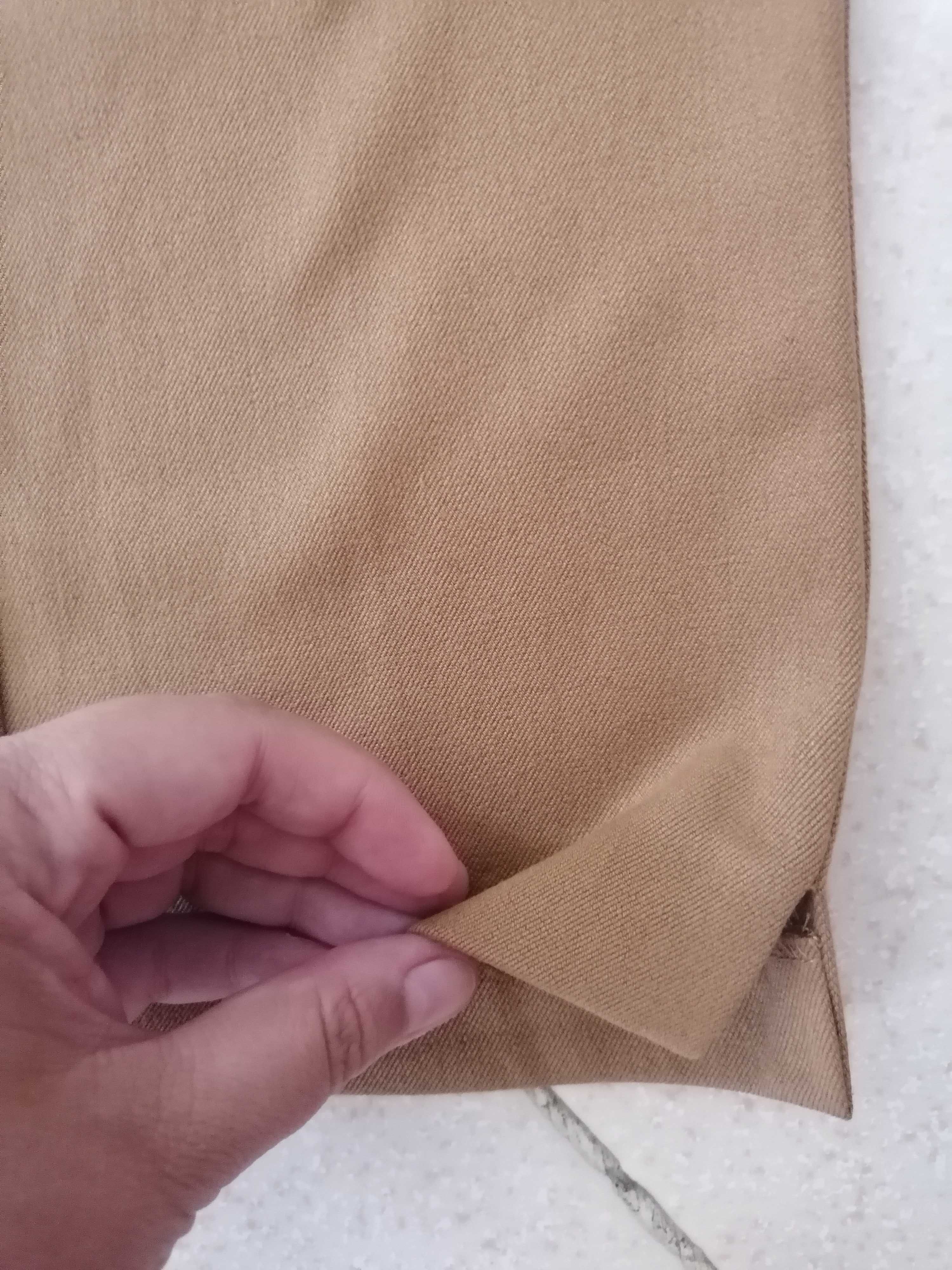 Calças de cor camel/castanho da Zara, tamanho Xs. NOVAS!