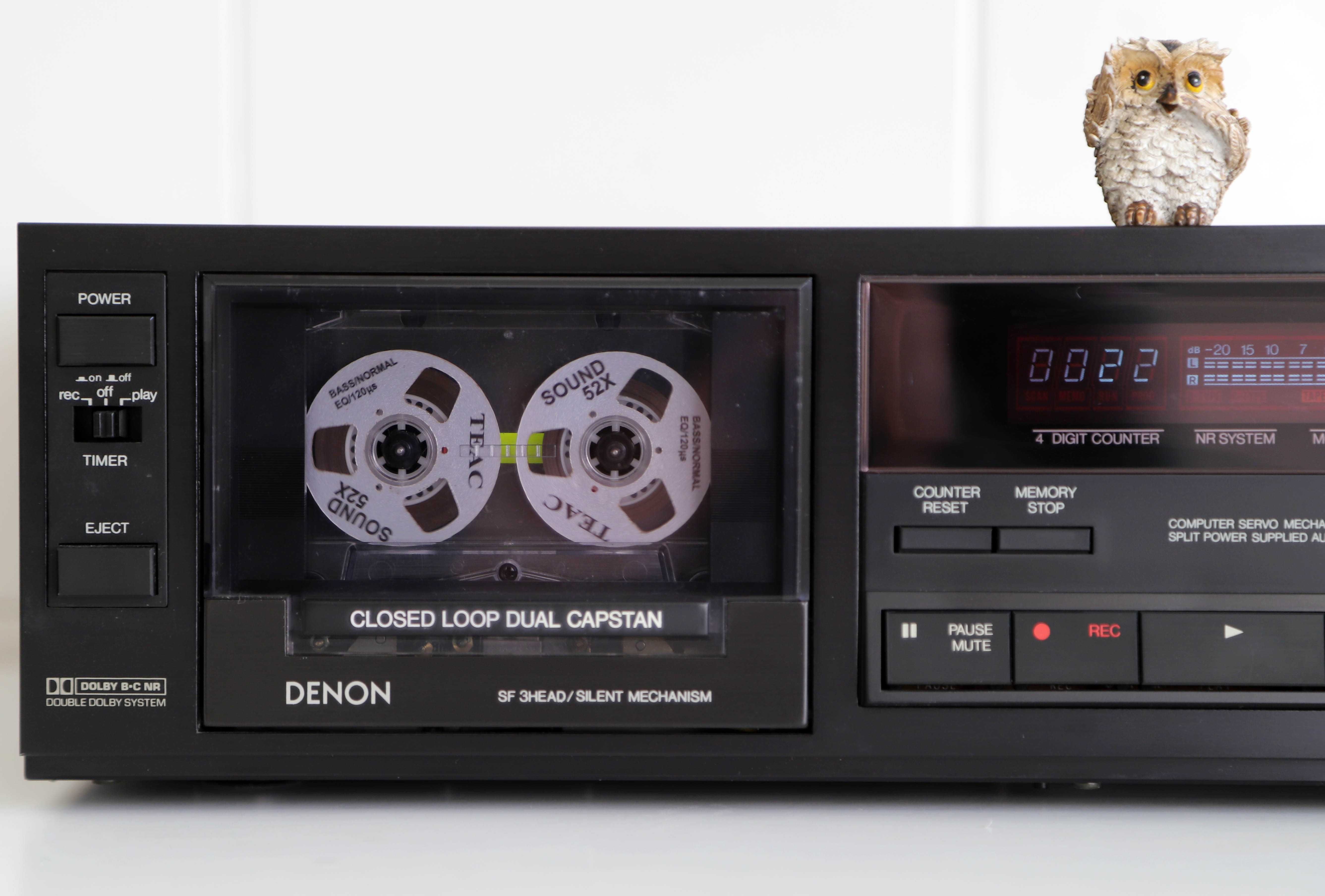 Denon DRM-22 Tape Deck Cassetes 3 cabeças