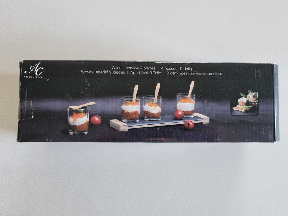 Zestaw do podawania przystawek aperitif z Francji