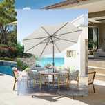 PARASOL ogrodowy tarasowy uchylny korba 340cm DUŻY wybór OUTLET