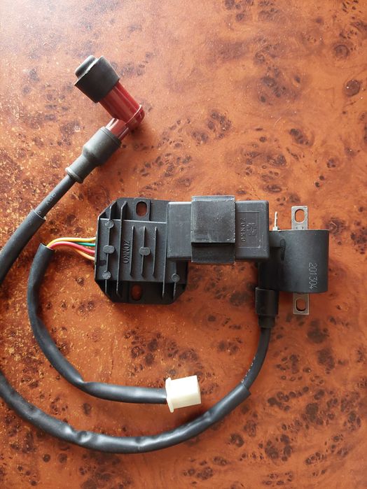 Котушка запалювання, реле регулятор та комутатор на мотоцикл Musstang