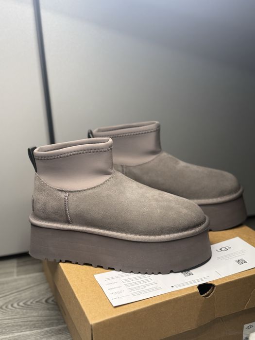 Сірі угг ugg classic mini dipper угі угги